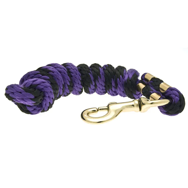 KM Elite 6ft Two-Tone Nylon Lead Rope - Various Colours-4