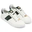 Holland Cooper Knightsbridge Ladies Court Trainers - White/Green