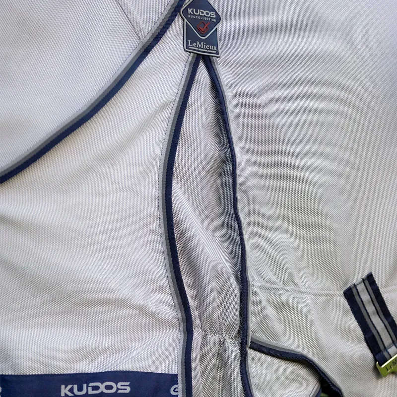 LeMieux Kudos Gladiator Detachable Neck Fly Rug - Grey-7