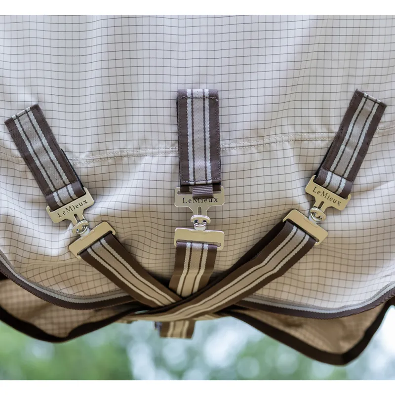 LeMieux Kudos Field Detachable Neck Rug - Stone-4