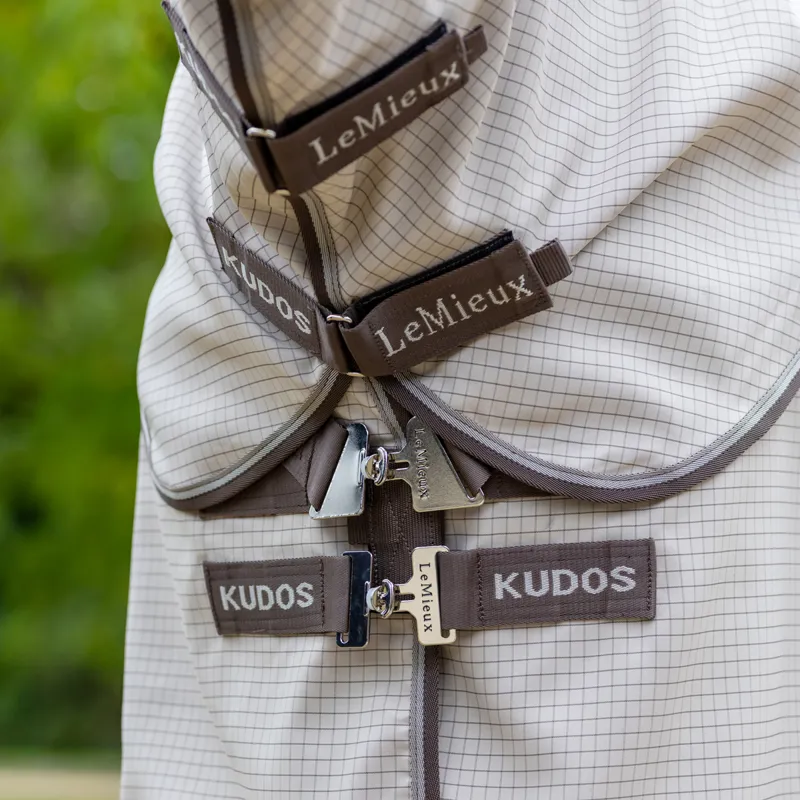 LeMieux Kudos Field Detachable Neck Rug - Stone-2