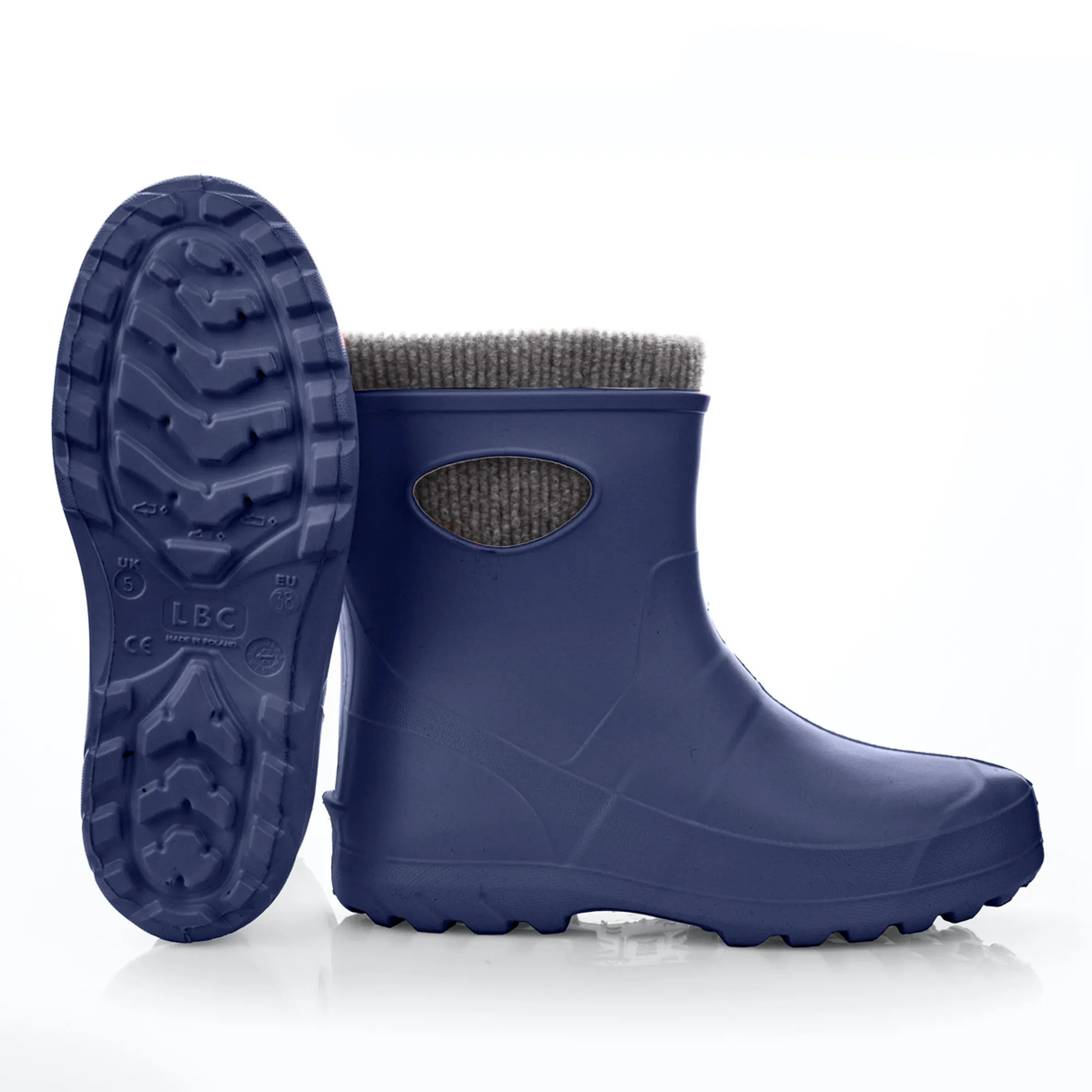 LBC UltraLight Ladies Ankle Wellies Navy - Main Image
