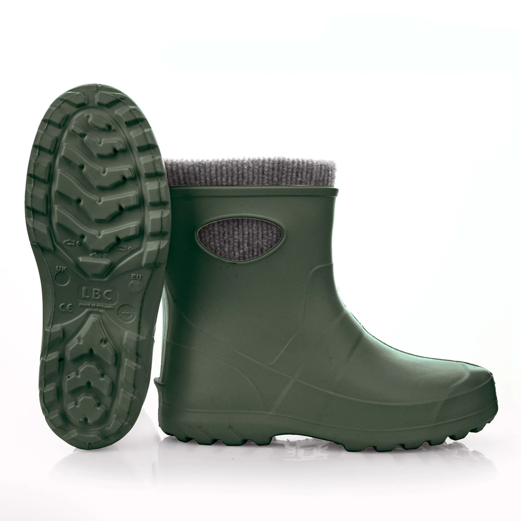 LBC UltraLight Mens Ankle Wellies Green1