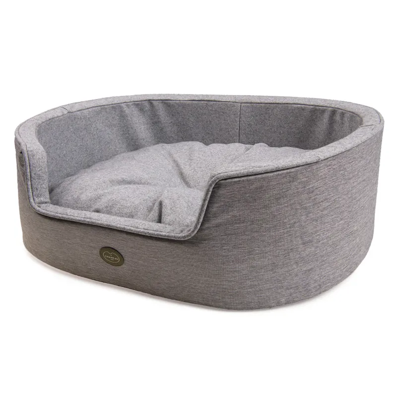 Le Chameau Removable Cushion Dog Bed Grey
