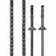 LeMieux Leather Laced Reins - Black/Silver