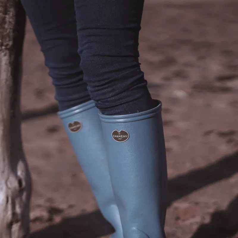 le chameau iris jersey lined women's wellington boots
