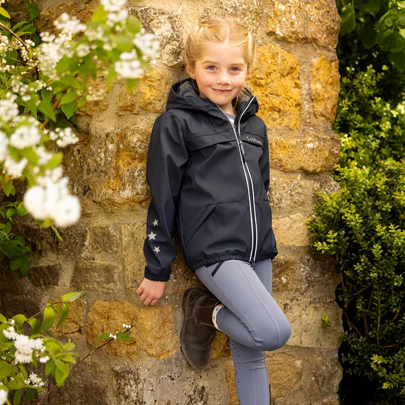 LeMieux Mini Milo Junior Waterproof Jacket - Navy-5