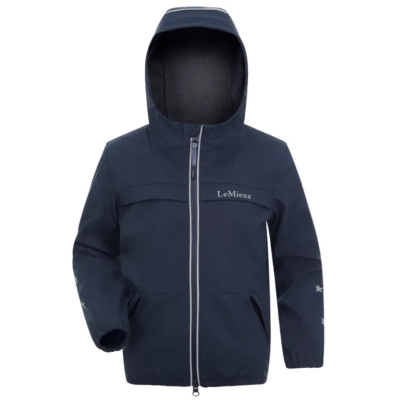 LeMieux Mini Milo Junior Waterproof Jacket Navy