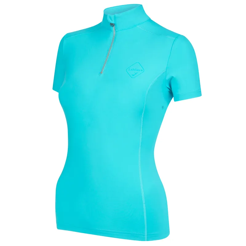LeMieux Short Sleeve Ladies Base Layer - Azure-1