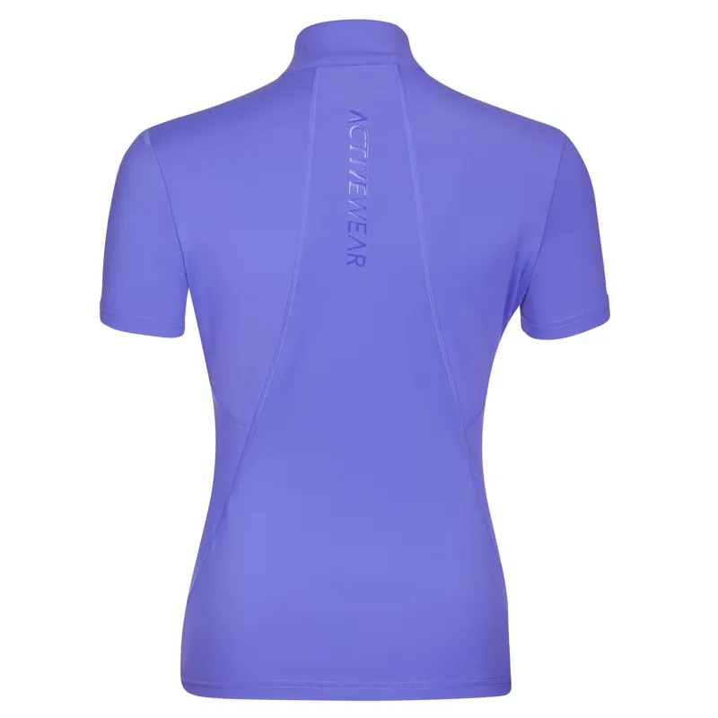 LeMieux Short Sleeve Ladies Base Layer - Bluebell-1