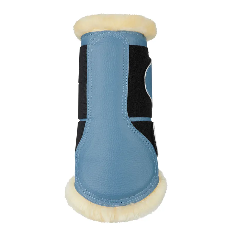 LeMieux Fleece Lined Brushing Boots Ice Blue