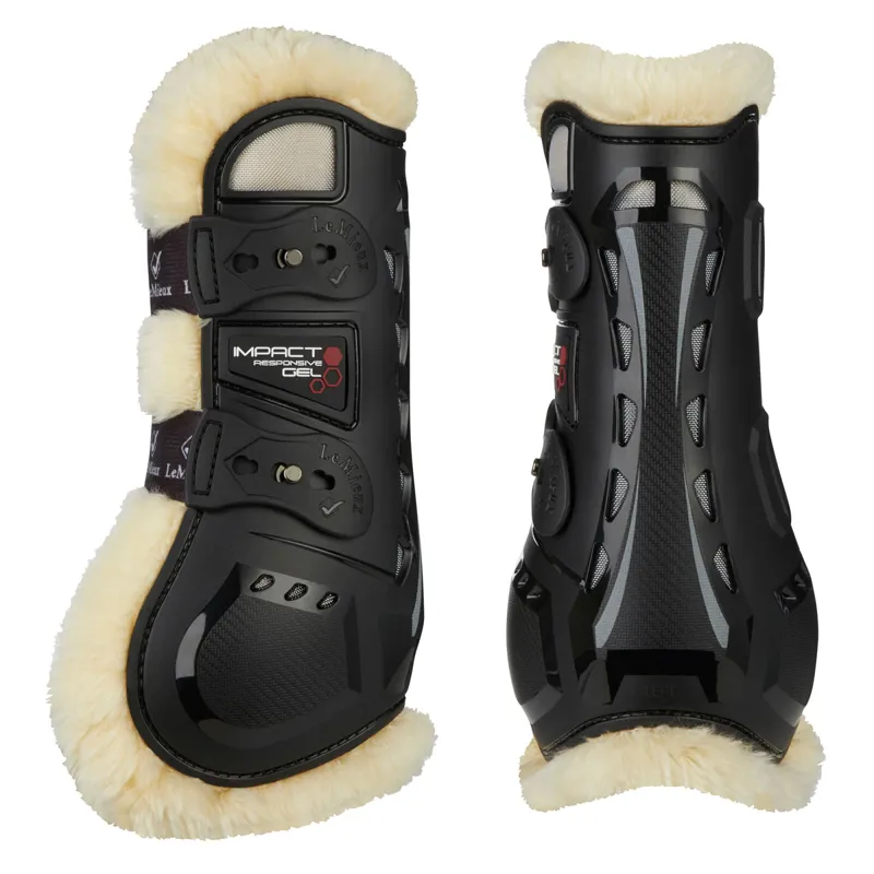 black tendon boots