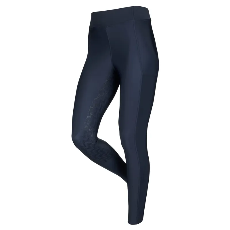 My LeMieux Active Wear Seamless Pull On Ladies Breeches - Navy