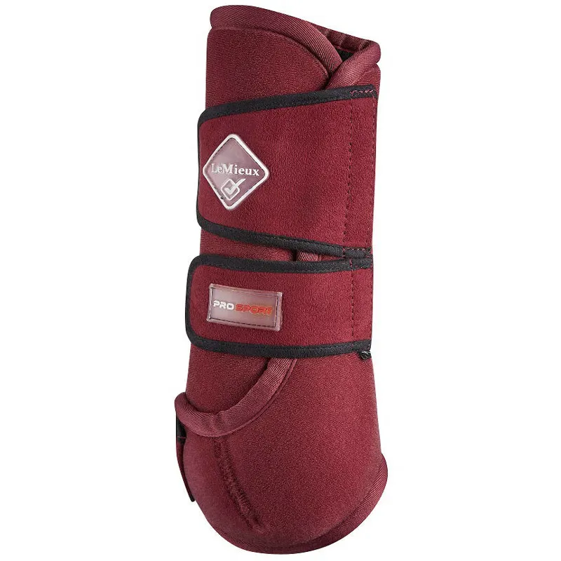 LeMieux ProSport Support Boots Burgundy