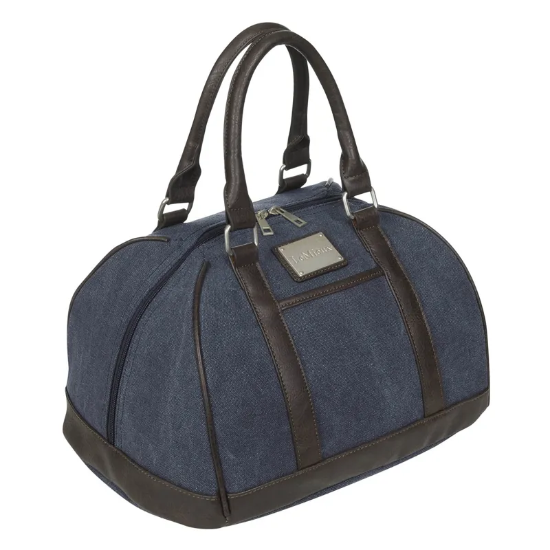 LeMieux Luxury Canvas Hat Bag Navy