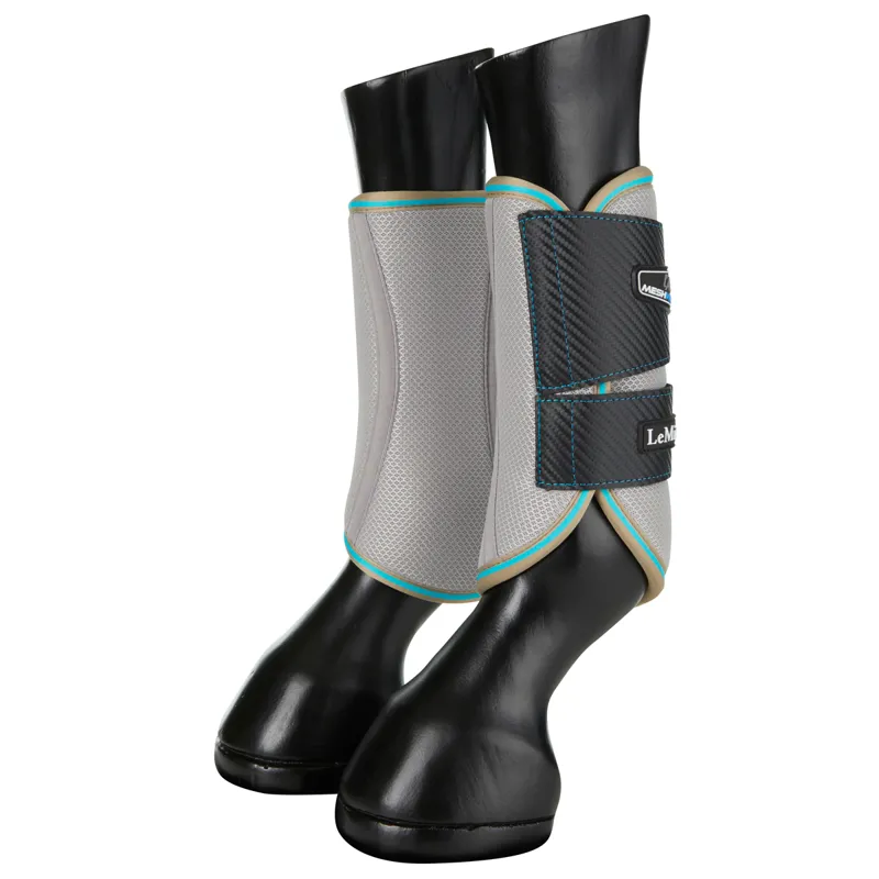 LeMieux Carbon Mesh Wrap Boots - Azure