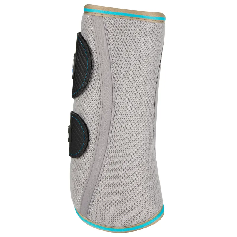LeMieux Carbon Mesh Wrap Boots - Azure-2