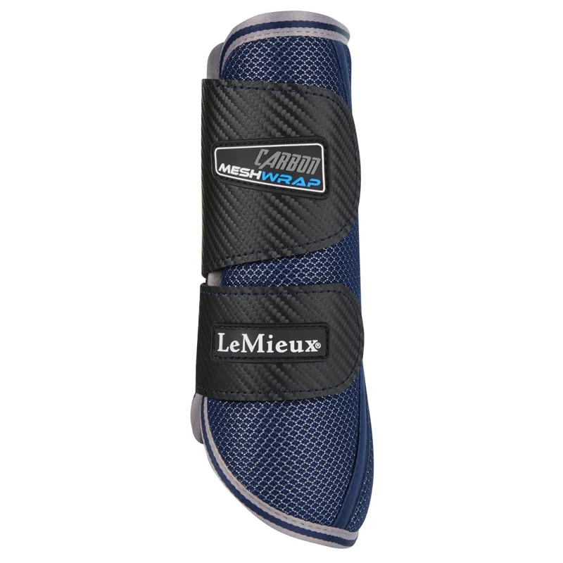 LeMieux Carbon Mesh Wrap Boots Navy