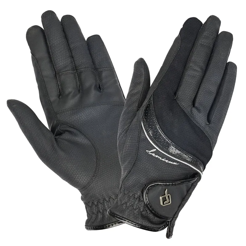 LeMieux Competition Riding Gloves - Black