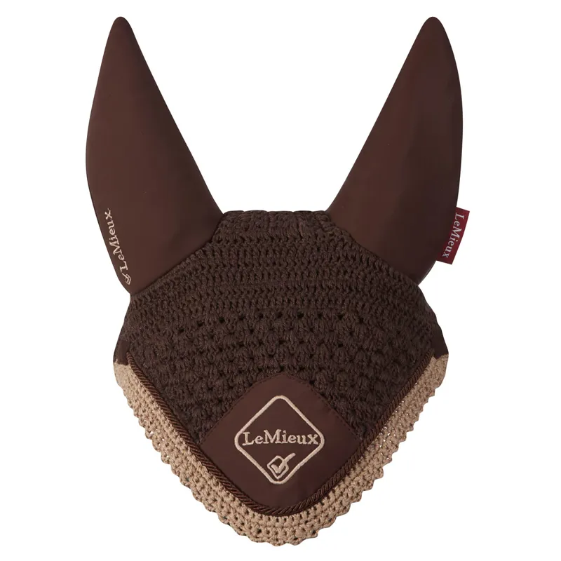 LeMieux Classic Acoustic Fly Hood Brown/Beige