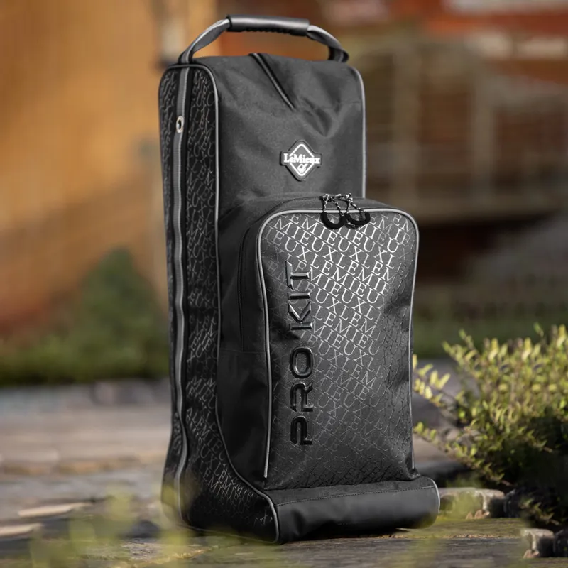 LeMieux Elite Pro Hat and Boot Bag - Black-1