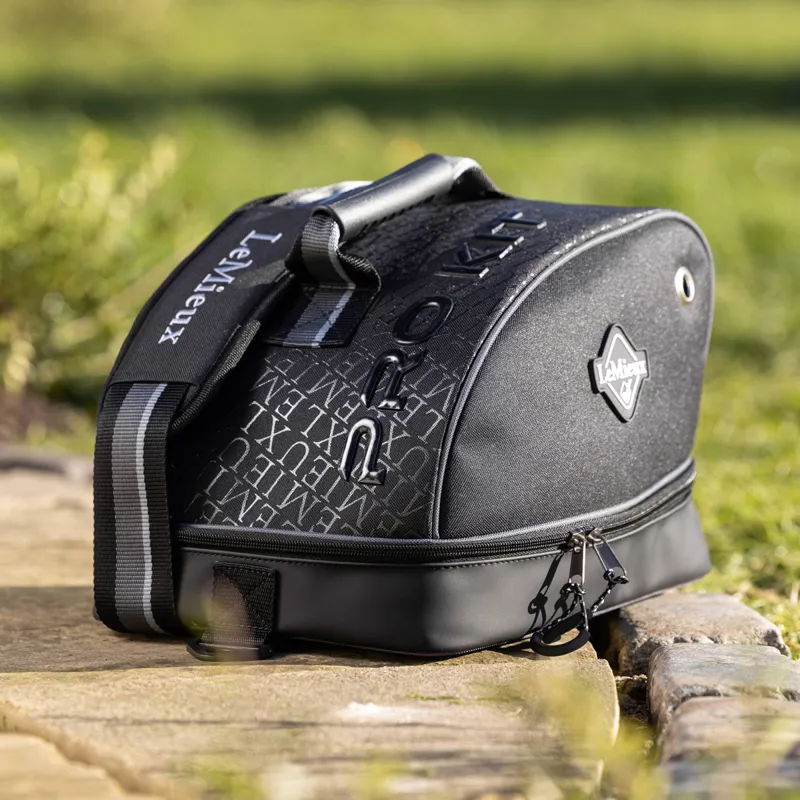 LeMieux Elite Pro Riding Hat Box - Black-1