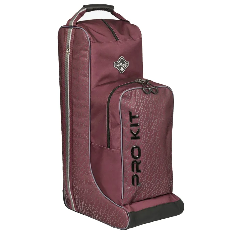 LeMieux Elite Pro Hat and Boot Bag - Burgundy