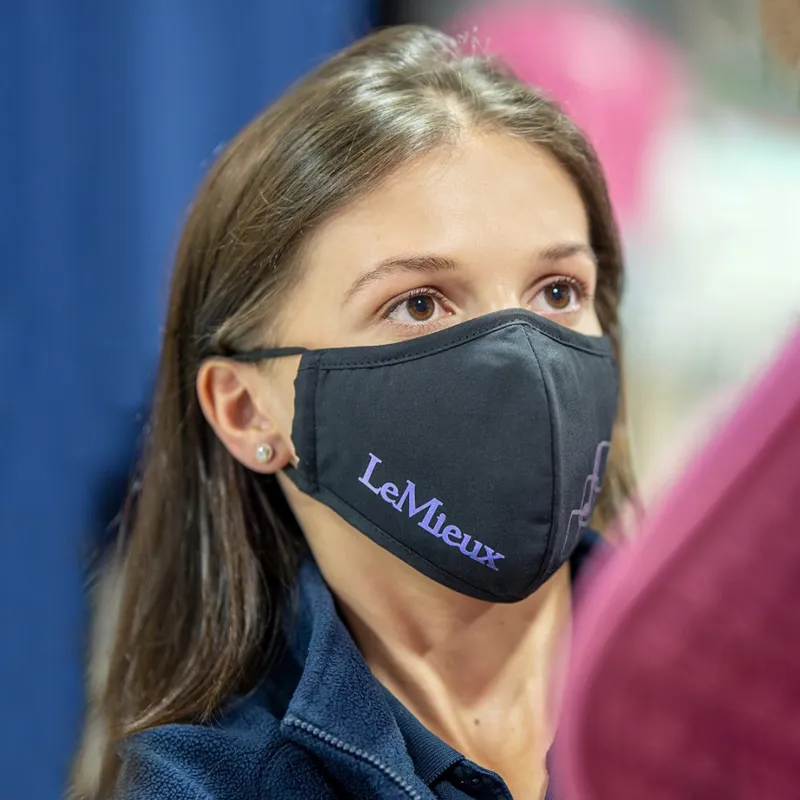 LeMieux Reusable Face Mask - Black-1