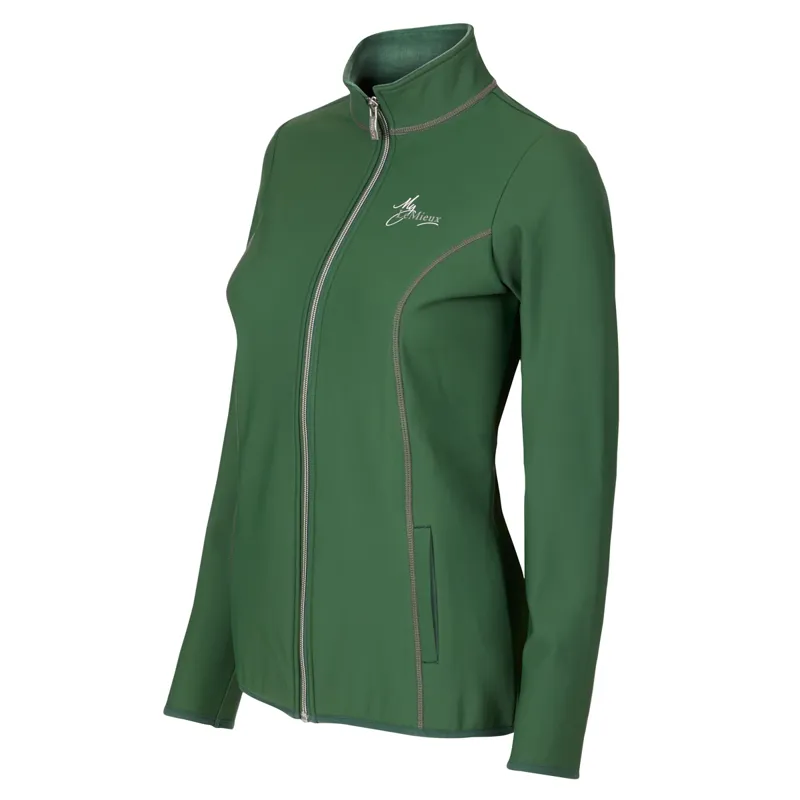 My LeMieux Madrisa Ladies Fleece Jacket - Hunter Green-1