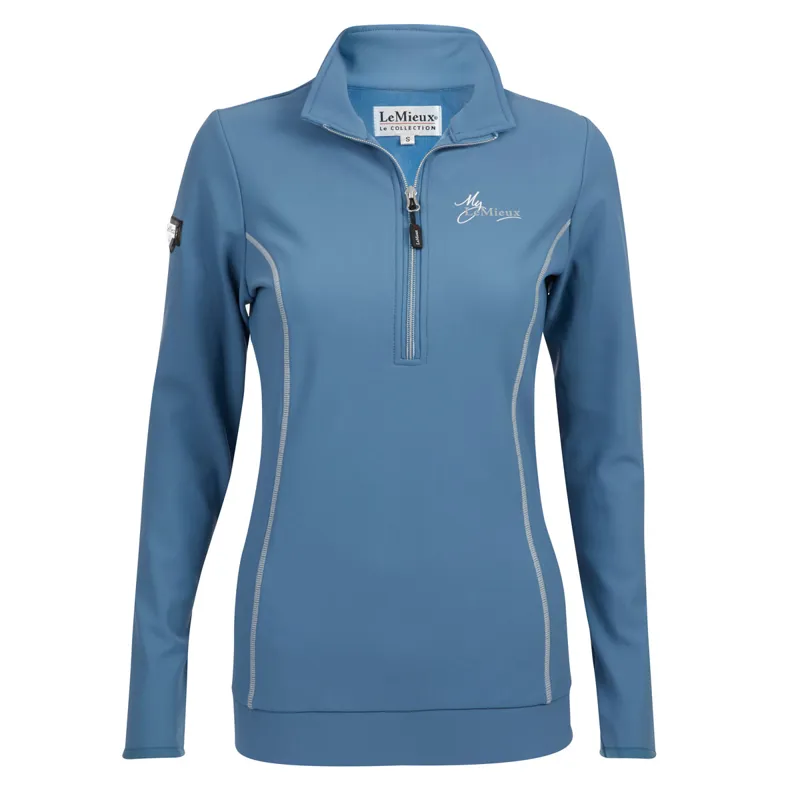 My LeMieux Madrisa Ladies Fleece Top Ice Blue Redpost Equestrian