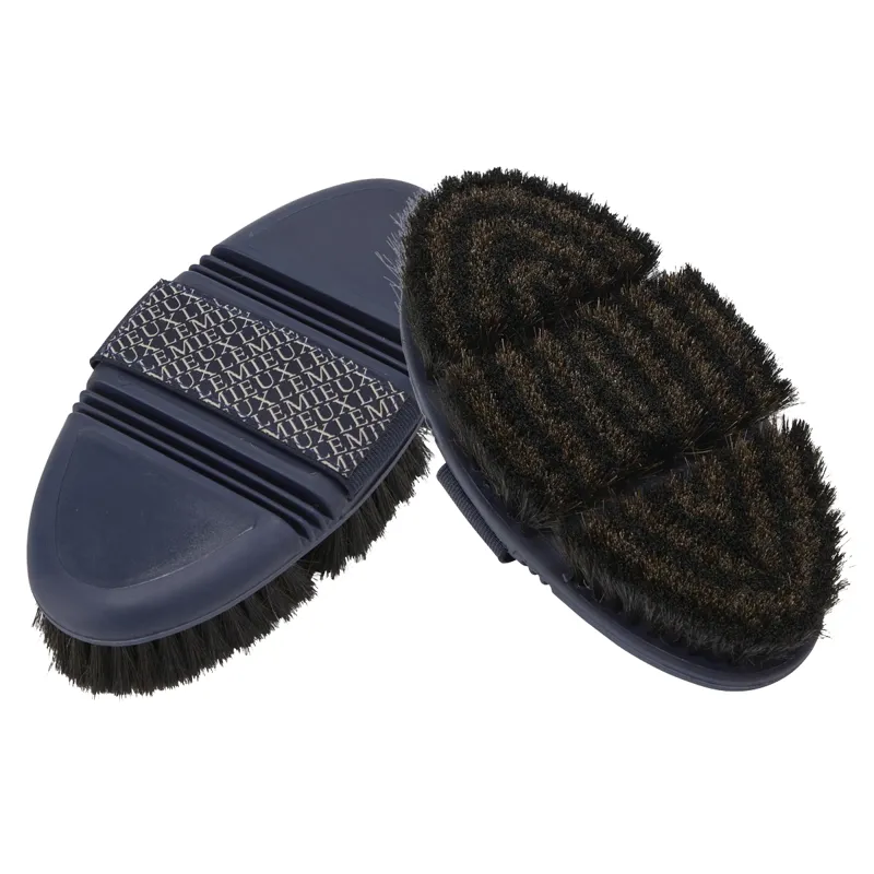 LeMieux Flexi Horse Hair Body Brush - Navy