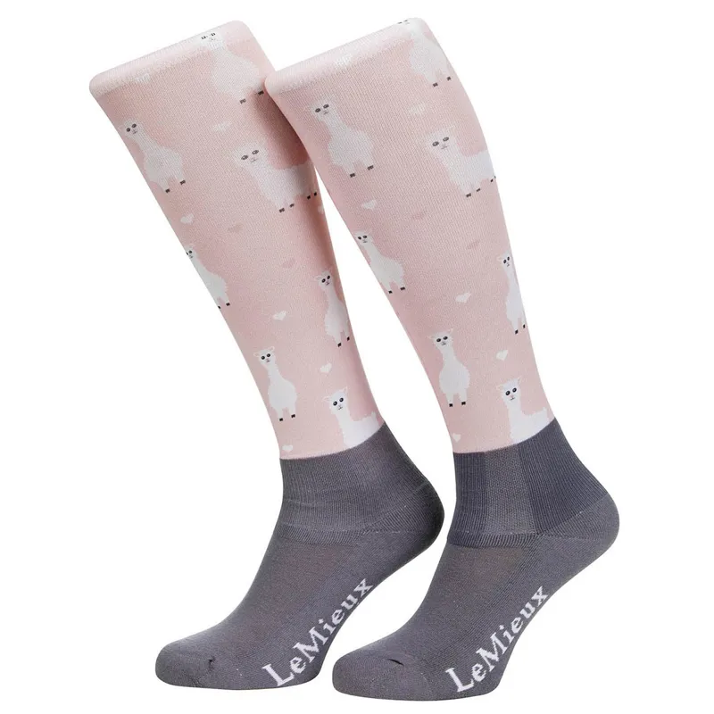 LeMieux Footsie Adults Socks - Llamas