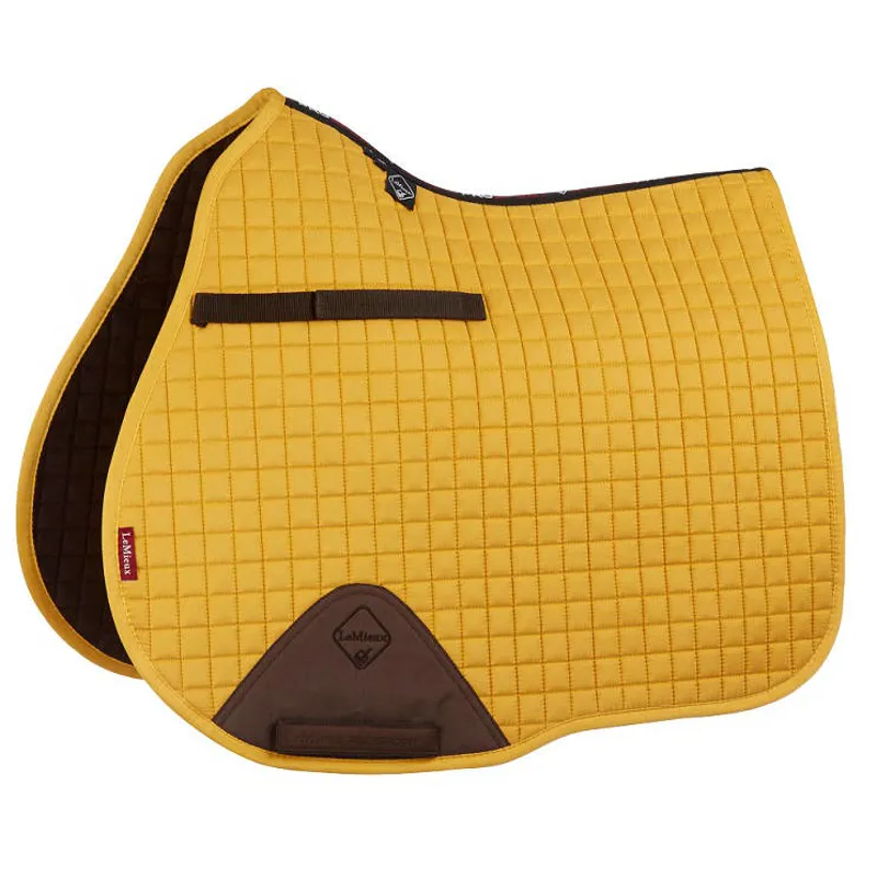 LeMieux ProSport Lustre GP Square Mustard Yellow Redpost Equestrian