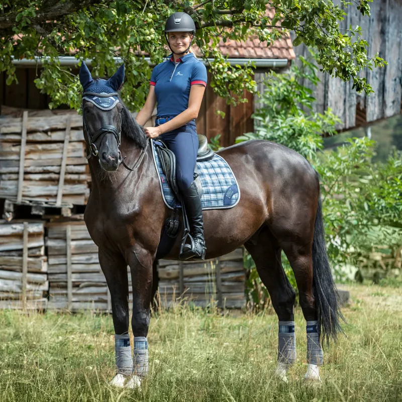 LeMieux Heritage Dressage Square - Navy-1