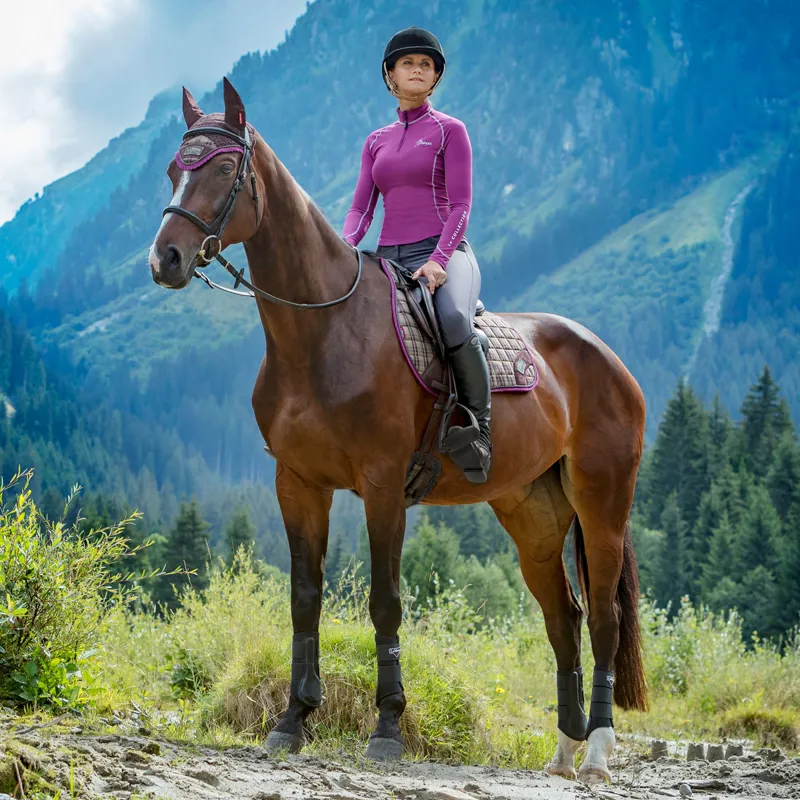 LeMieux Heritage Dressage Square - Plum-1