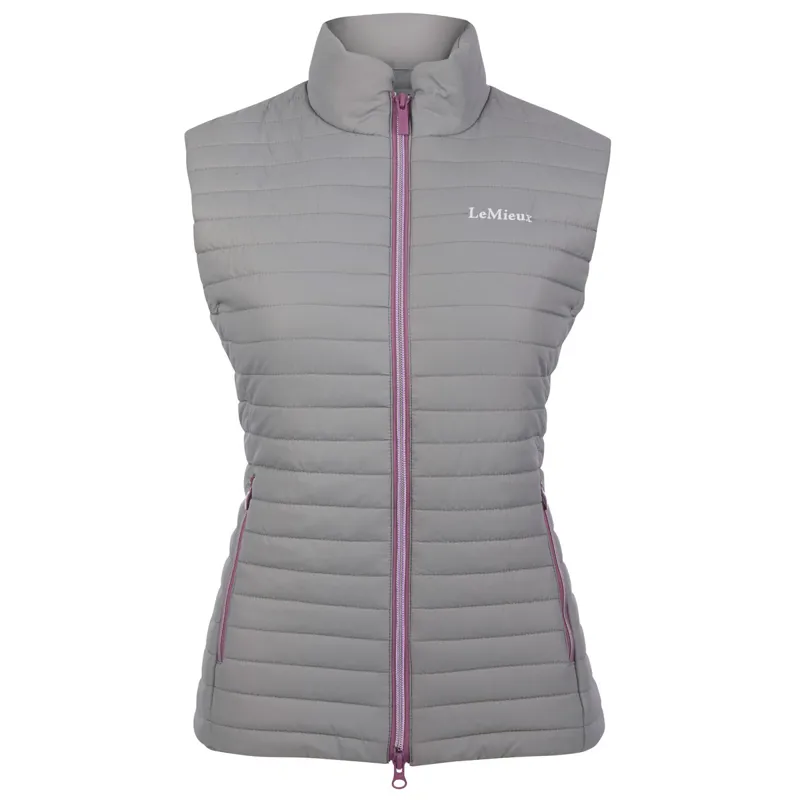 My LeMieux Ladies Isola Gilet - Grey/Lavender-1