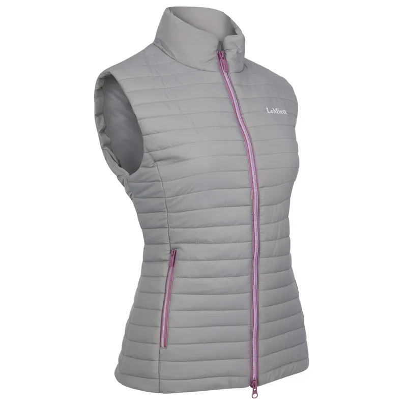 My LeMieux Ladies Isola Gilet - Grey/Lavender-2