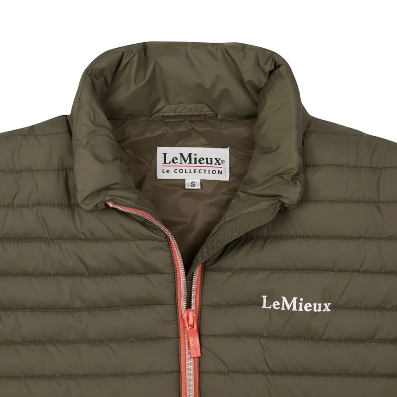 My LeMieux Isola Ladies Gilet - Khaki/Sorbet-4