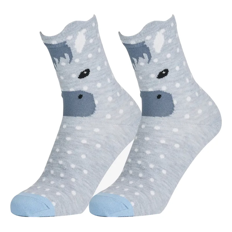 LeMieux Mini Character 2 Pack Junior Socks - Sam-1
