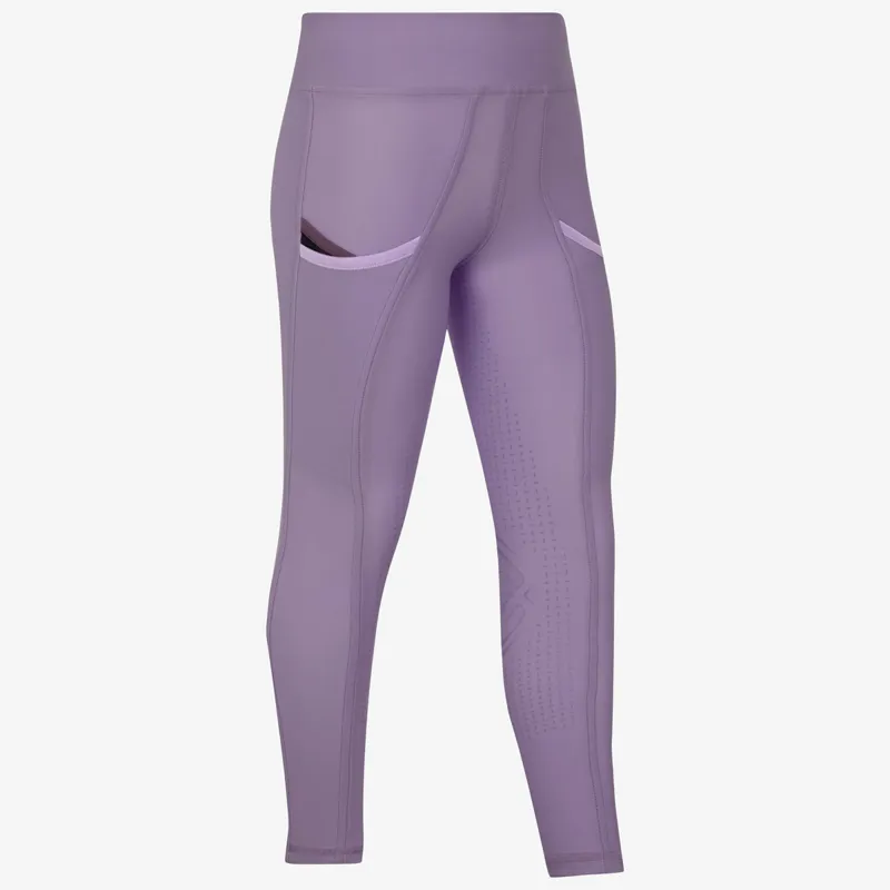 LeMieux Mini Full Grip Junior Pull On Breeches - Iris-1