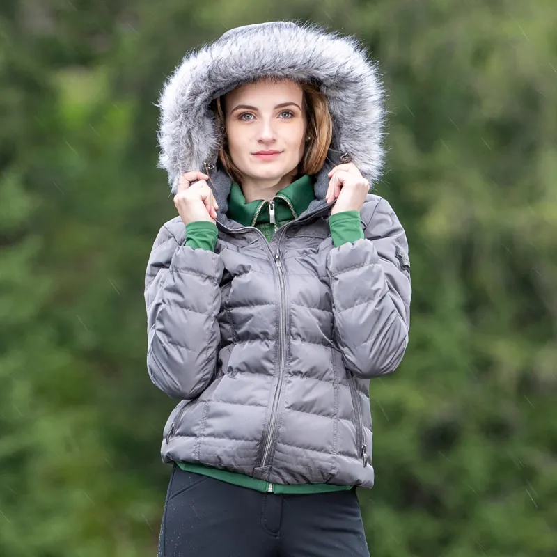 My LeMieux Winter Ladies Short Jacket - Grey-5