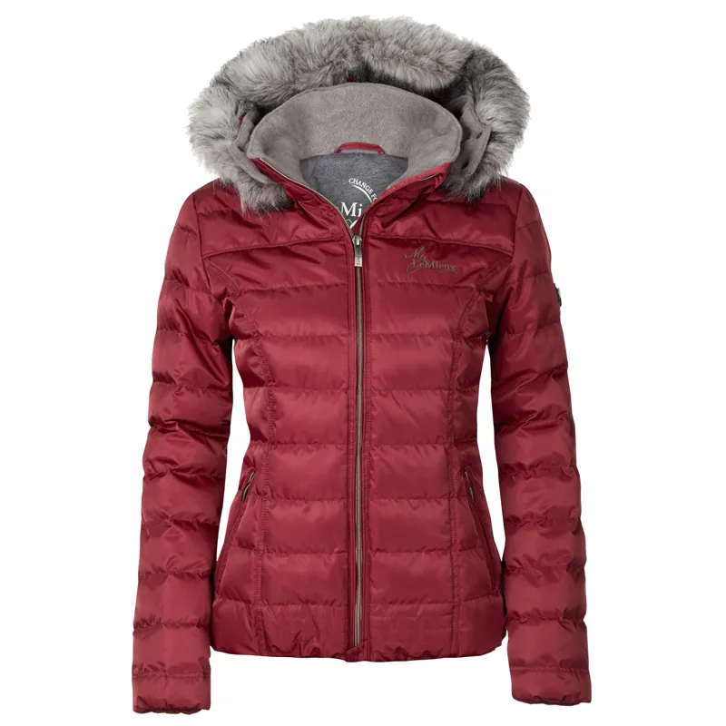 short women's jacket with a hood