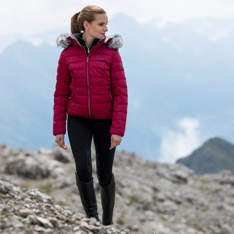 My LeMieux Winter Ladies Short Jacket - Mulberry-4