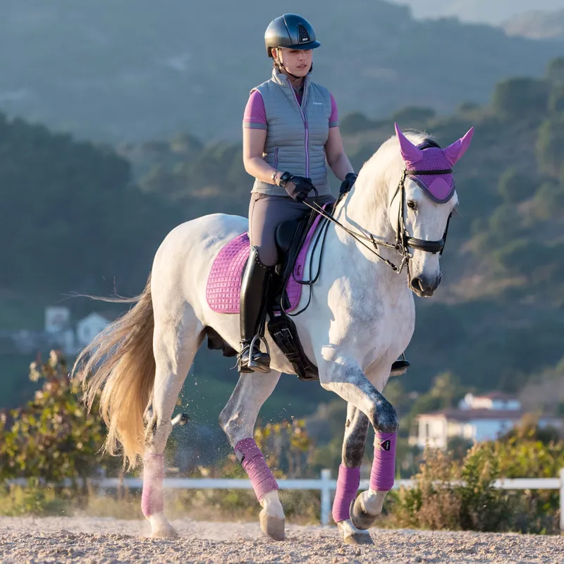 My LeMieux Ladies Isola Gilet - Grey/Lavender-6