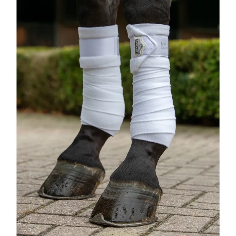 LeMieux Loire Polo Bandages - White-2