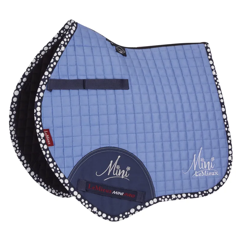 LeMieux Mini Suede Jump Square - Corn Blue