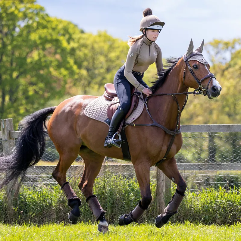 My LeMieux Hat Silk - Mink-3