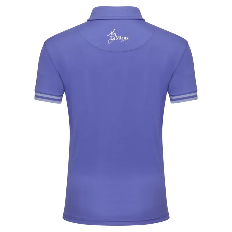My LeMieux Ladies Polo Shirt - Bluebell-1