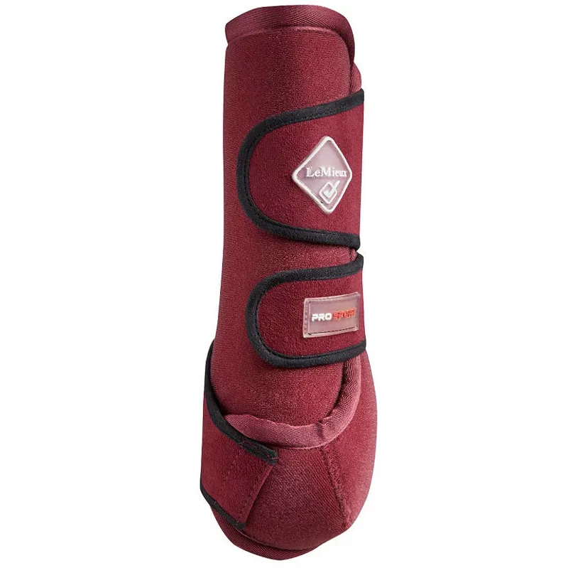 LeMieux ProSport Support Boots Burgundy