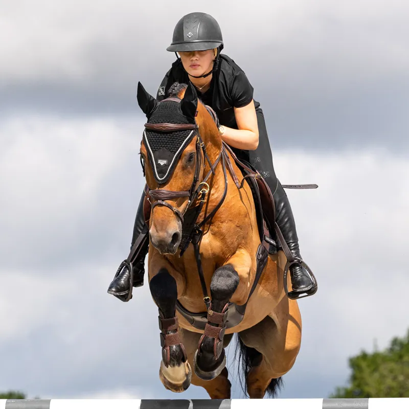 LeMieux Puissance Fly Hood - Black-3